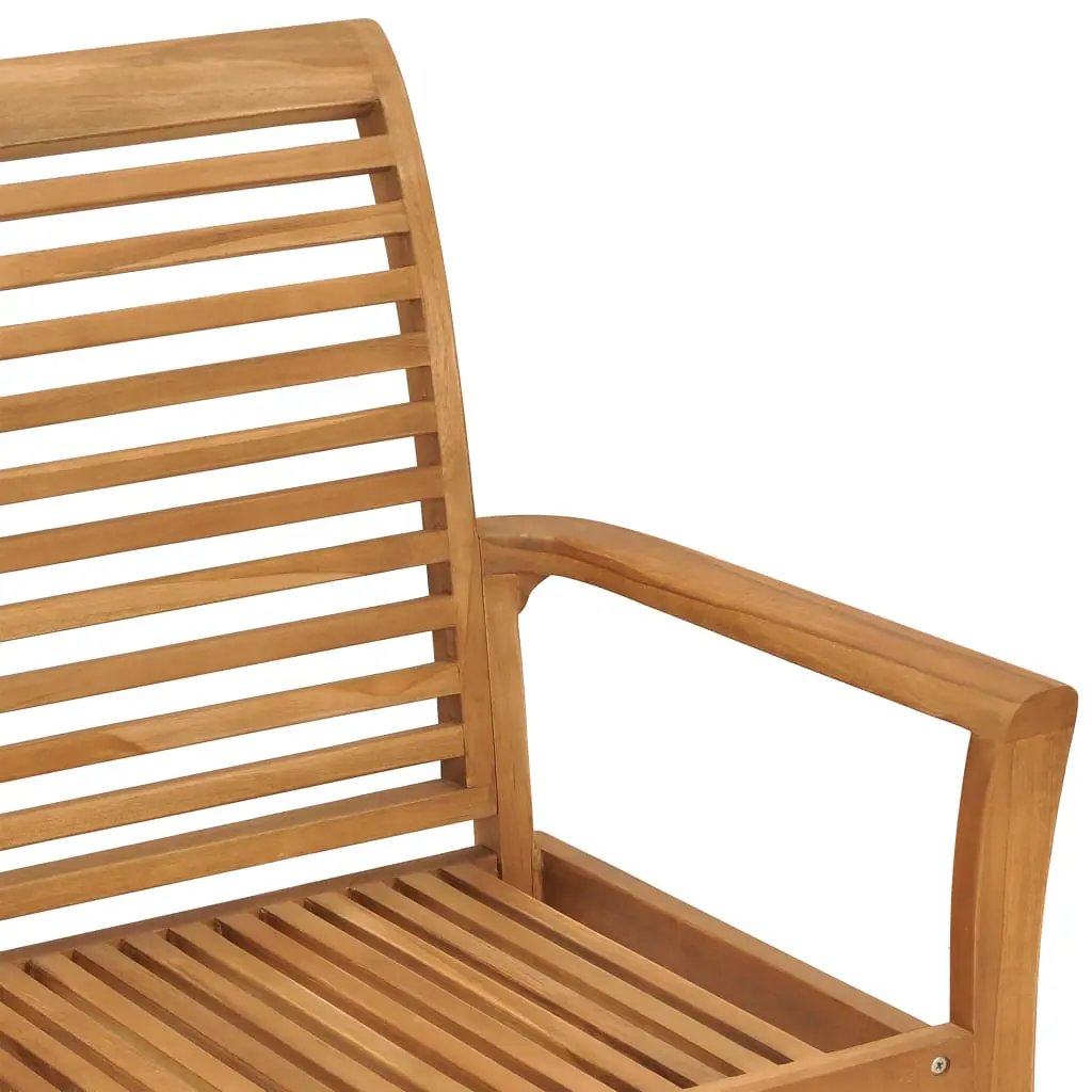 vidaXL vidaXL Garden Bench 112 cm Solid Teak Wood - Garden Chairs