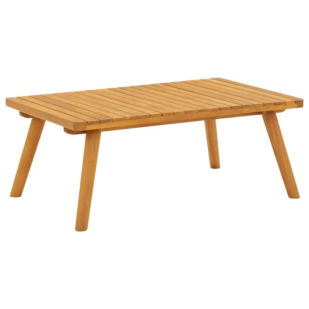 VidaXL Garden Coffee Table 90x55x35 Cm Solid Acacia Wood For Outdoor Patio Living by vidaXL