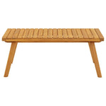VidaXL Garden Coffee Table 90x55x35 Cm Solid Acacia Wood For Outdoor Patio Living by vidaXL