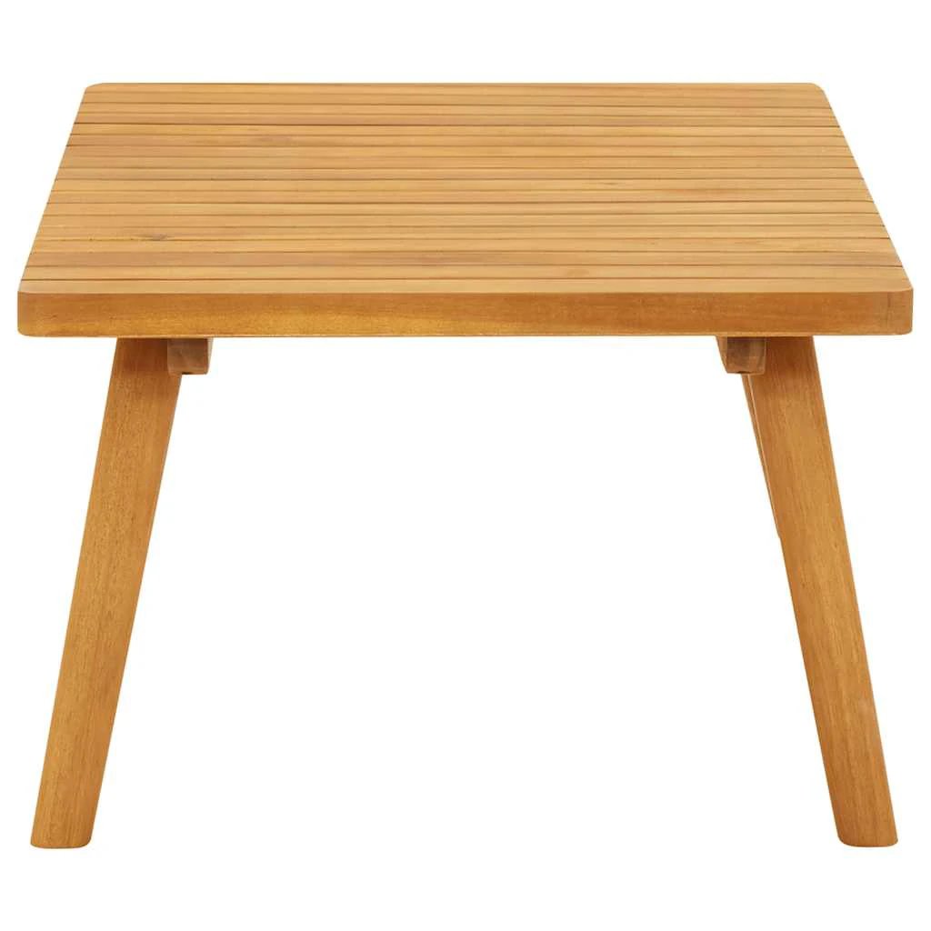 vidaXL VidaXL Garden Coffee Table 90x55x35 Cm Solid Acacia Wood For Outdoor Patio Living - Coffee Table