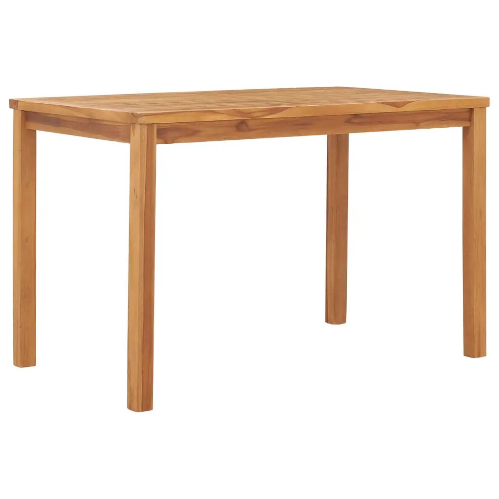 vidaXL vidaXL Garden Dining Table 120x70x77 cm Solid Teak Wood - Dining Table