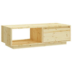vidaXL VidaXL CoffeeTable 110x50x33 Firwood Living Room - Coffee Table
