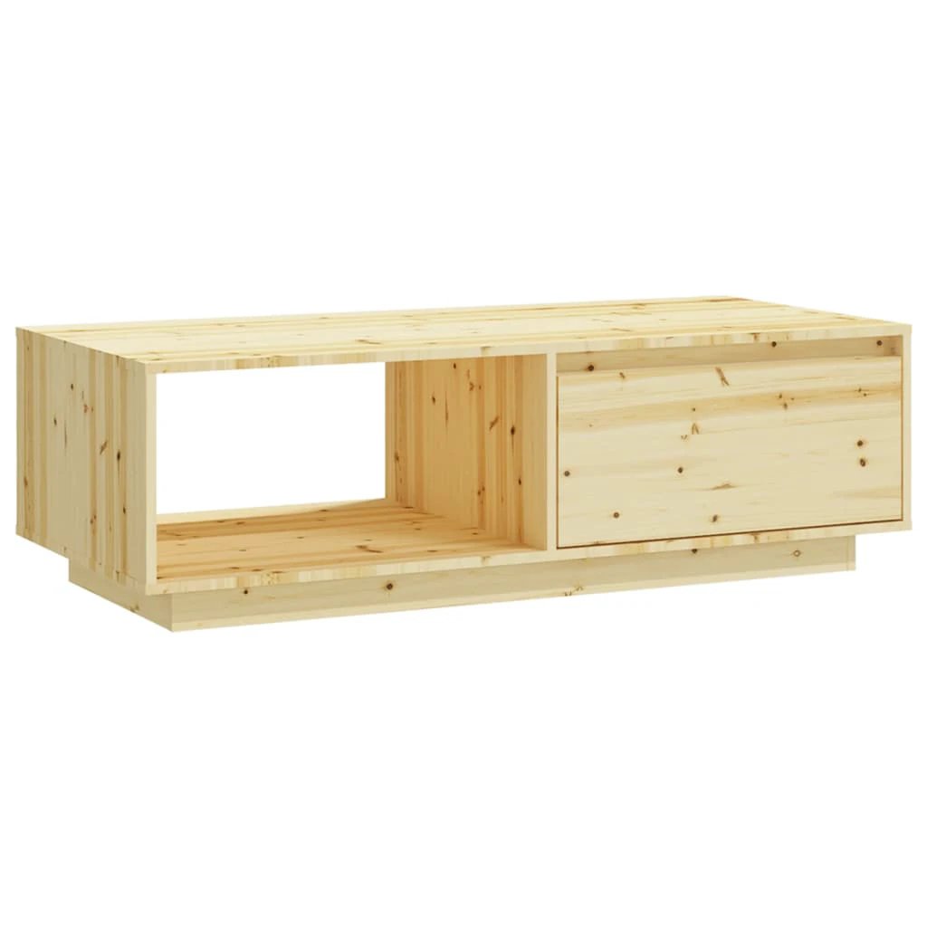 vidaXL VidaXL CoffeeTable 110x50x33 Firwood Living Room - Coffee Table
