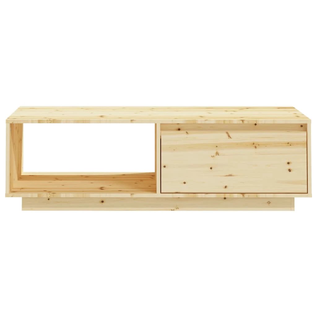 vidaXL VidaXL CoffeeTable 110x50x33 Firwood Living Room - Coffee Table