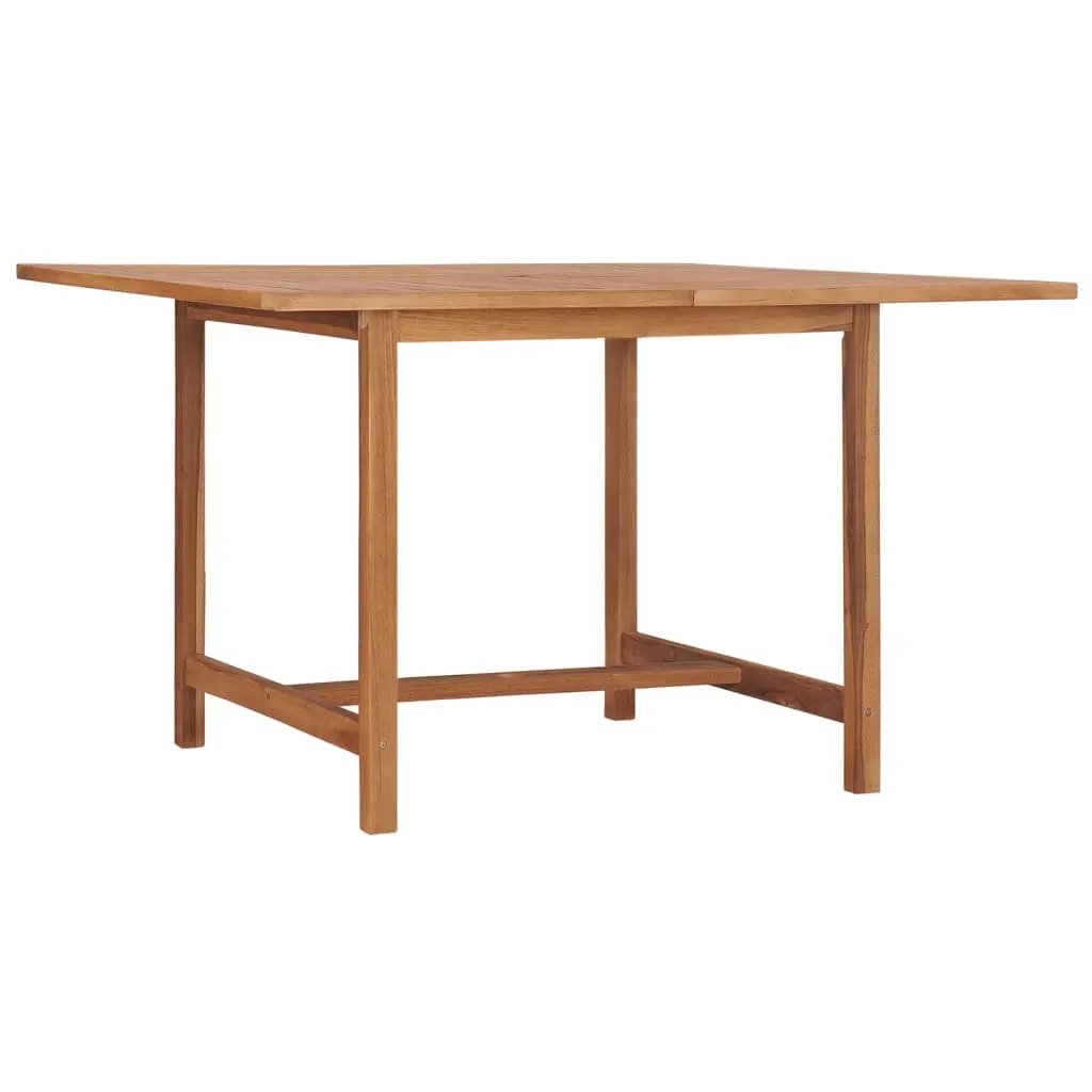 vidaXL vidaXL Garden Dining Table 110x110x75 cm Solid Wood Teak - Dining Table