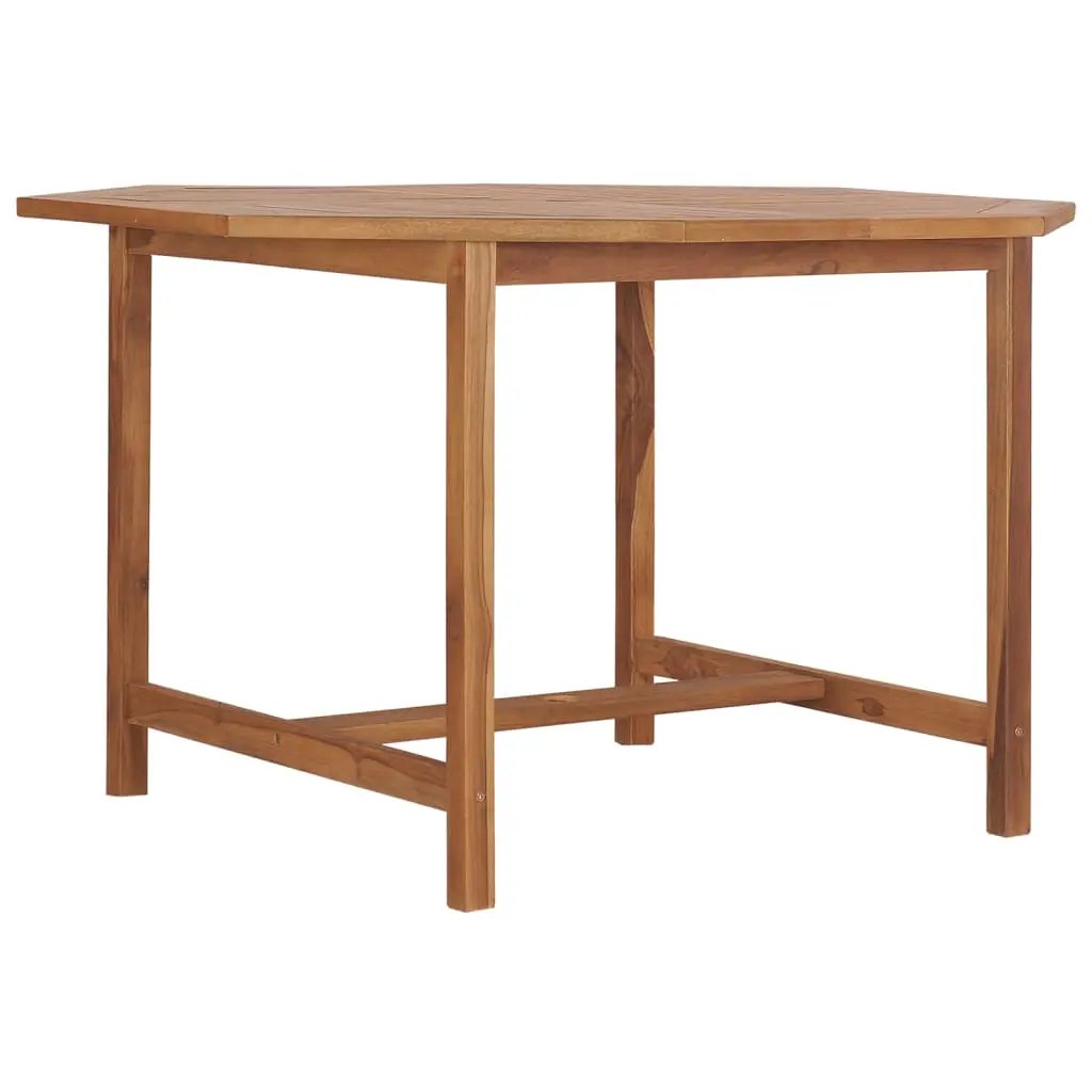 vidaXL vidaXL Garden Dining Table 110x110x75 cm Solid Wood Teak - Dining Table