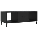vidaXL VidaXL Coffee Table 102x50x40 cm Engineered Wood Three Compartments Living Room Storage - Coffee Table