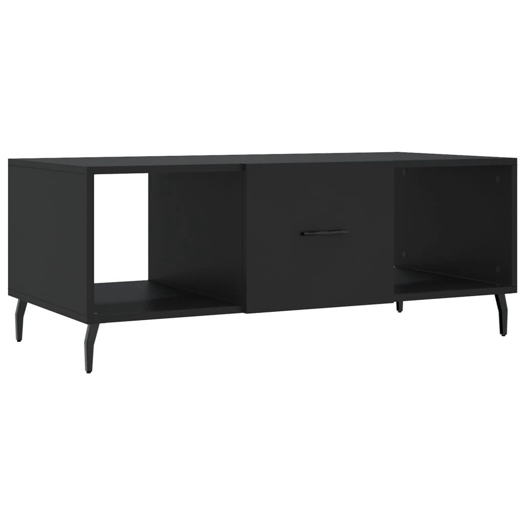 vidaXL VidaXL Coffee Table 102x50x40 cm Engineered Wood Three Compartments Living Room Storage - Coffee Table