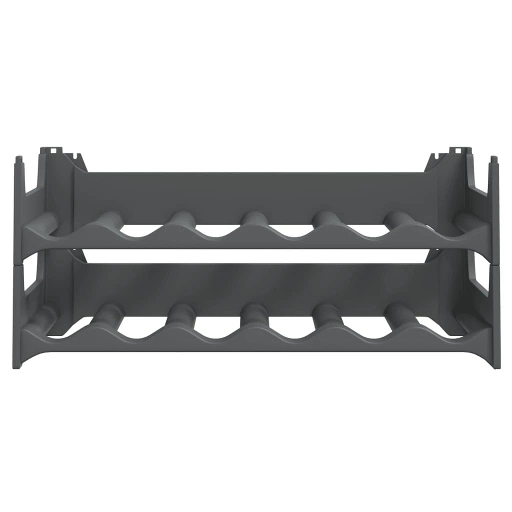 vidaXL vidaXL Wine Rack for 12 Bottles PP Stackable - Wine Rack