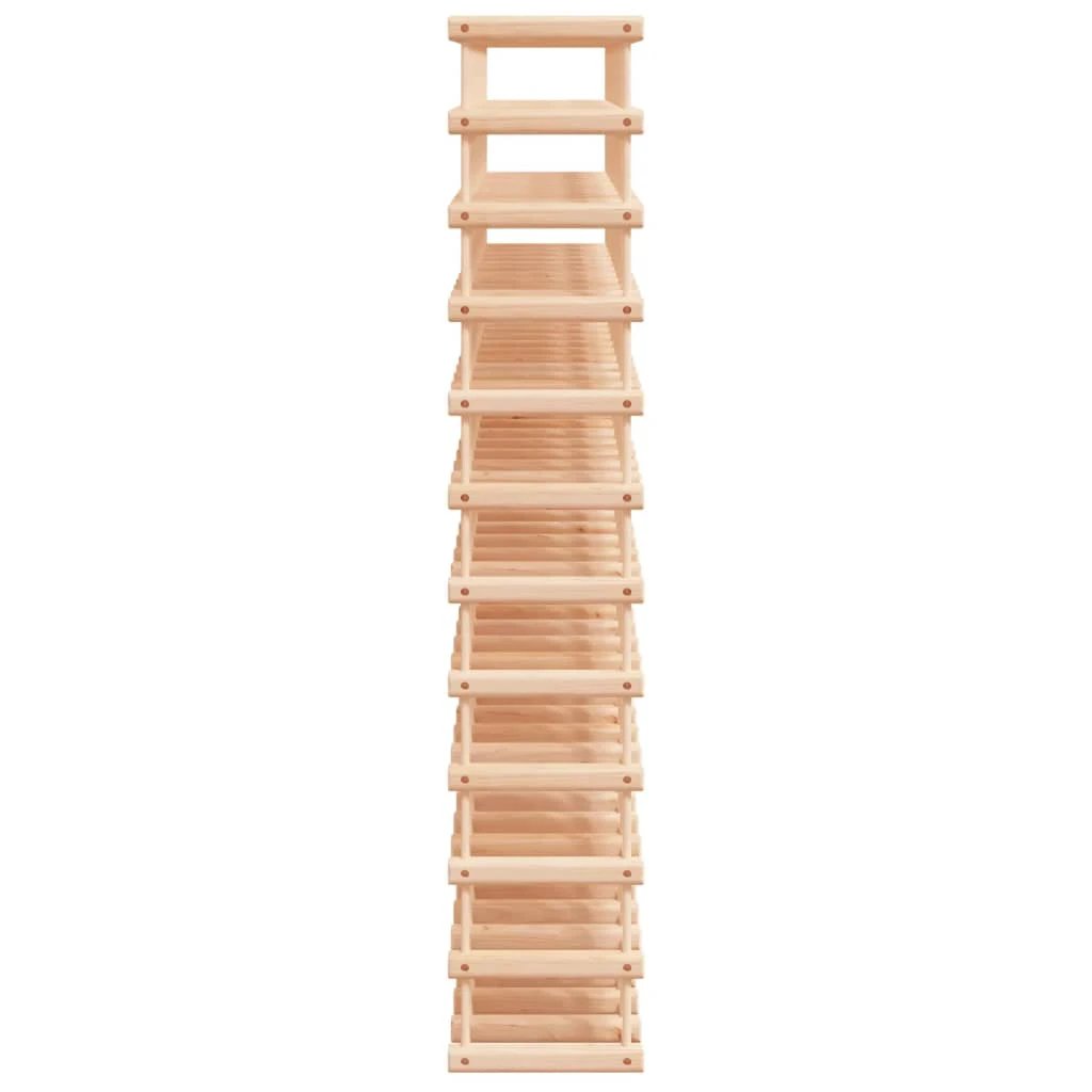 vidaXL vidaXL Wine Rack for 120 Bottles 112.5x23x123.5 cm Solid Wood Pine - Wine Rack