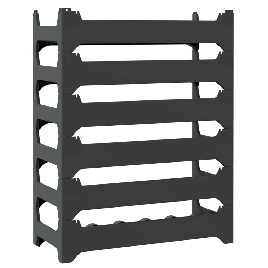 vidaXL vidaXL Wine Rack for 36 Bottles PP Stackable - Wine Rack