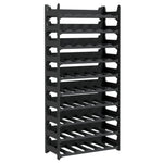 vidaXL vidaXL Wine Rack for 60 Bottles PP Stackable - Wine Rack