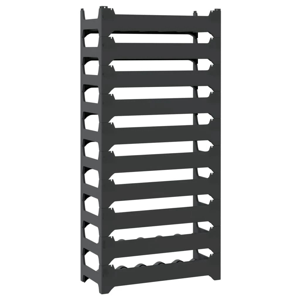vidaXL vidaXL Wine Rack for 60 Bottles PP Stackable - Wine Rack
