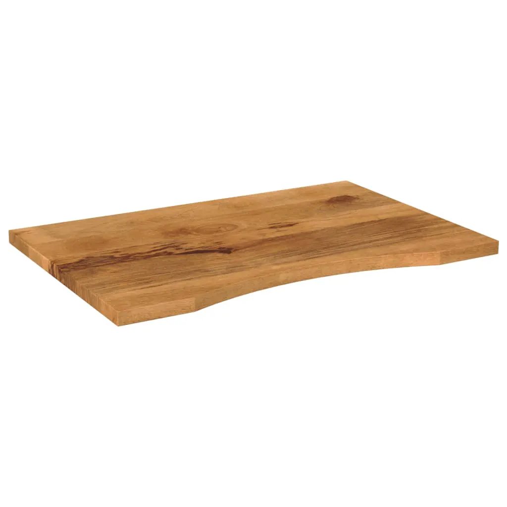 vidaXL vidaXL Desk Top with Curve 90x50x2.5 cm Solid Wood Rough Mango - Desk