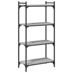 vidaXL vidaXL Bookcase 4-Tier Grey Sonoma 60x30x120 cm Engineered Wood - Bookcase