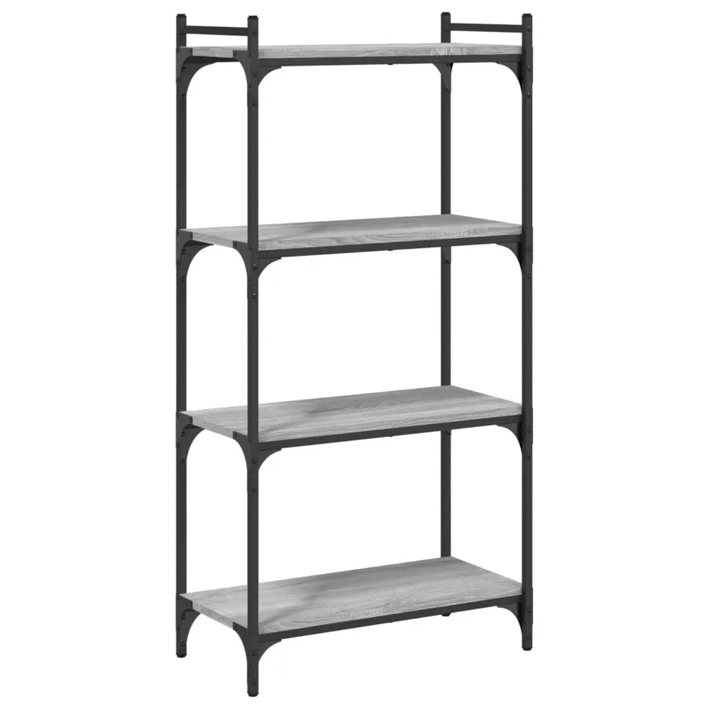 vidaXL vidaXL Bookcase 4-Tier Grey Sonoma 60x30x120 cm Engineered Wood - Bookcase