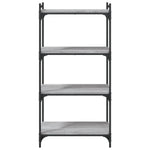 vidaXL vidaXL Bookcase 4-Tier Grey Sonoma 60x30x120 cm Engineered Wood - Bookcase