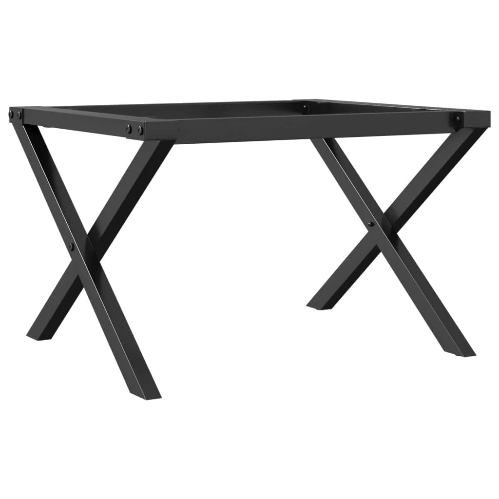 vidaXL vidaXL XFrame Coffee Table Legs 60x40x38 cm Powder Coated Steel Durable For DIY Furniture - Coffee Table