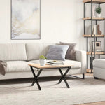 vidaXL vidaXL XFrame Coffee Table Legs 60x40x38 cm Powder Coated Steel Durable For DIY Furniture - Coffee Table