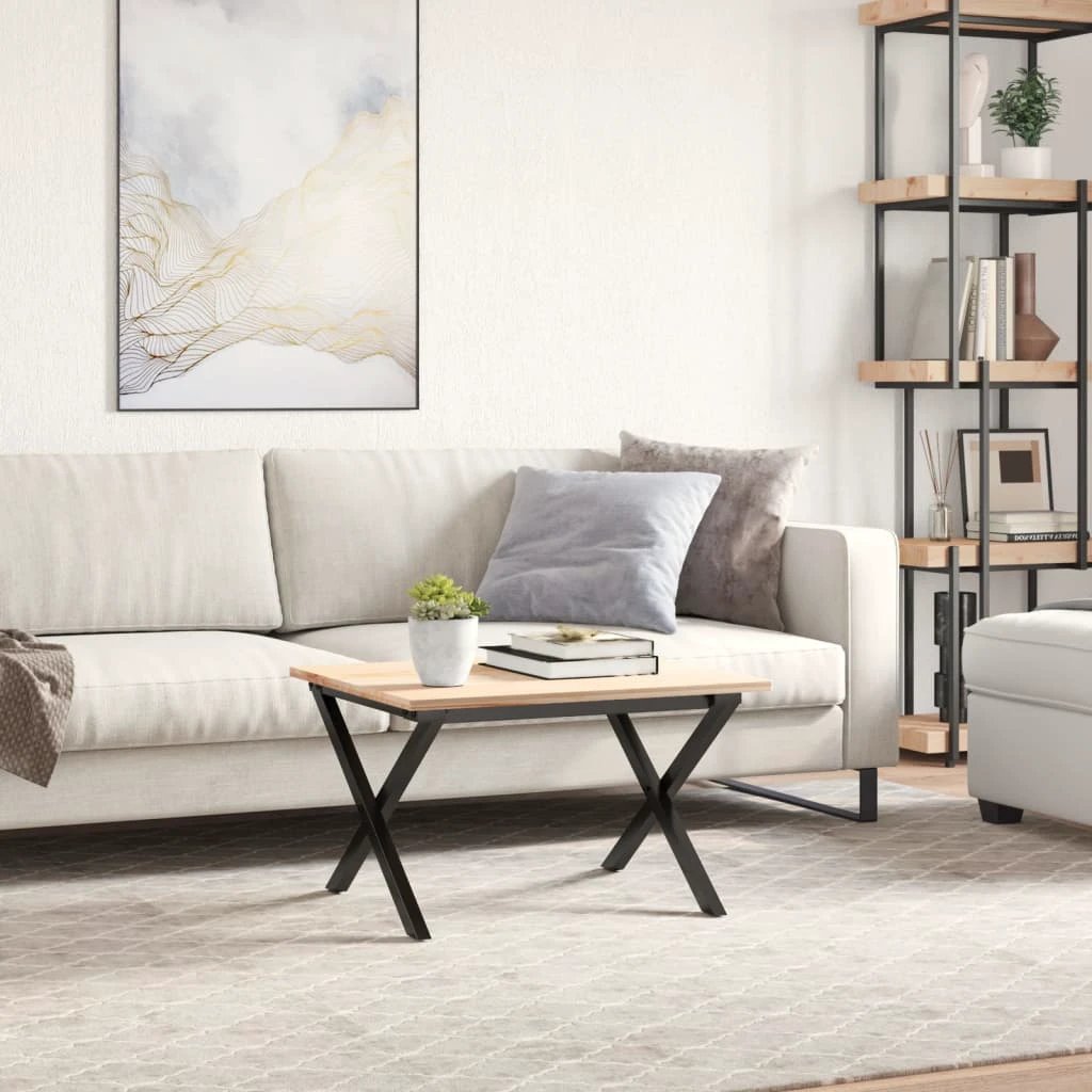 vidaXL vidaXL XFrame Coffee Table Legs 60x40x38 cm Powder Coated Steel Durable For DIY Furniture - Coffee Table