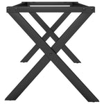 VidaXL X-Frame Coffee Table Legs 90x30x43cm Steel by vidaXL
