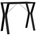 vidaXL vidaXL Dining Table Legs Y-Frame 80x40x73 cm Steel - Dining Table