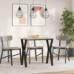 vidaXL vidaXL Dining Table Legs Y-Frame 80x40x73 cm Steel - Dining Table