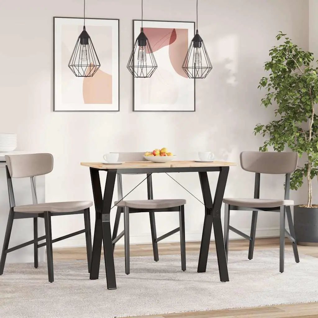 vidaXL vidaXL Dining Table Legs Y-Frame 80x40x73 cm Steel - Dining Table