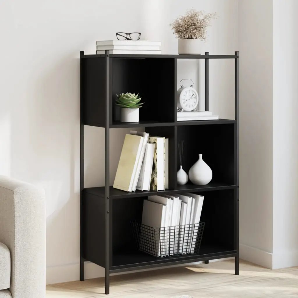 vidaXL vidaXL Bookcase Black 72x28x109 cm Engineered Wood - Bookcase