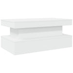 vidaXL vidaXL Coffee Table 90x50x40 LED Lights For Home - Coffee Table
