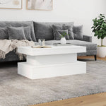 vidaXL vidaXL Coffee Table 90x50x40 LED Lights For Home - Coffee Table