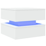 VidaXL Coffee Table 50x50x40 cm LED Living Room by vidaXL