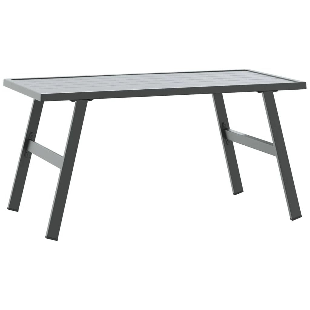 vidaXL vidaXL Garden Coffee Table 90x45x35 Cm Powder-Coated Steel Outdoor Patio - Coffee Table