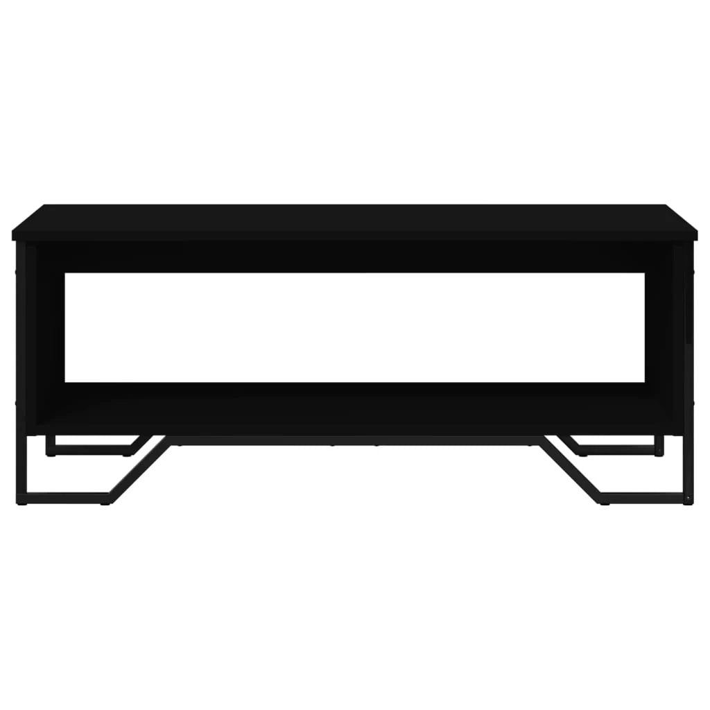 VidaXL Coffee Table 100 cm by 51 cm by 40 cm Engineered Wood Open Shelf Storage For Modern Living Rooms by vidaXL