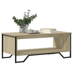 vidaXL VidaXL Coffee Table 100x51x40 cm Engineered Wood with Storage for Modern Living Room - Coffee Table