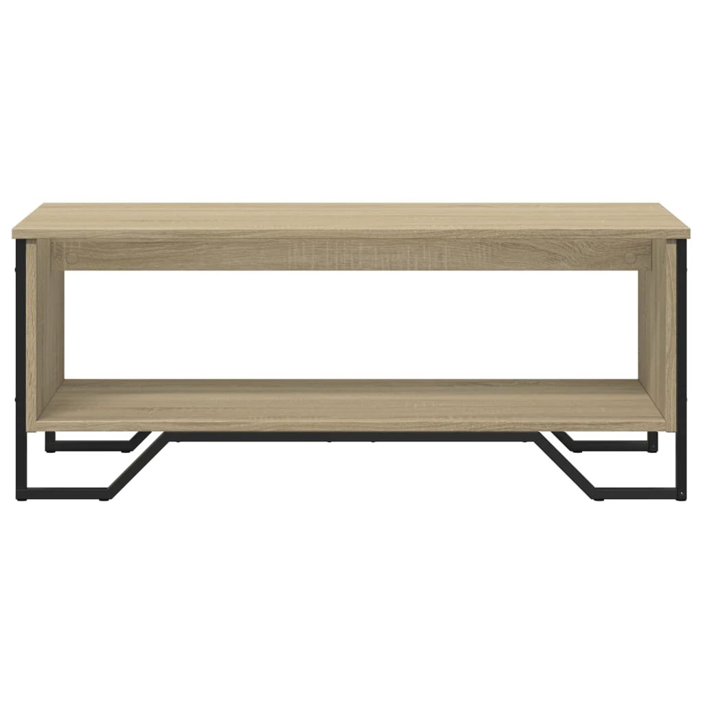 vidaXL VidaXL Coffee Table 100x51x40 cm Engineered Wood with Storage for Modern Living Room - Coffee Table