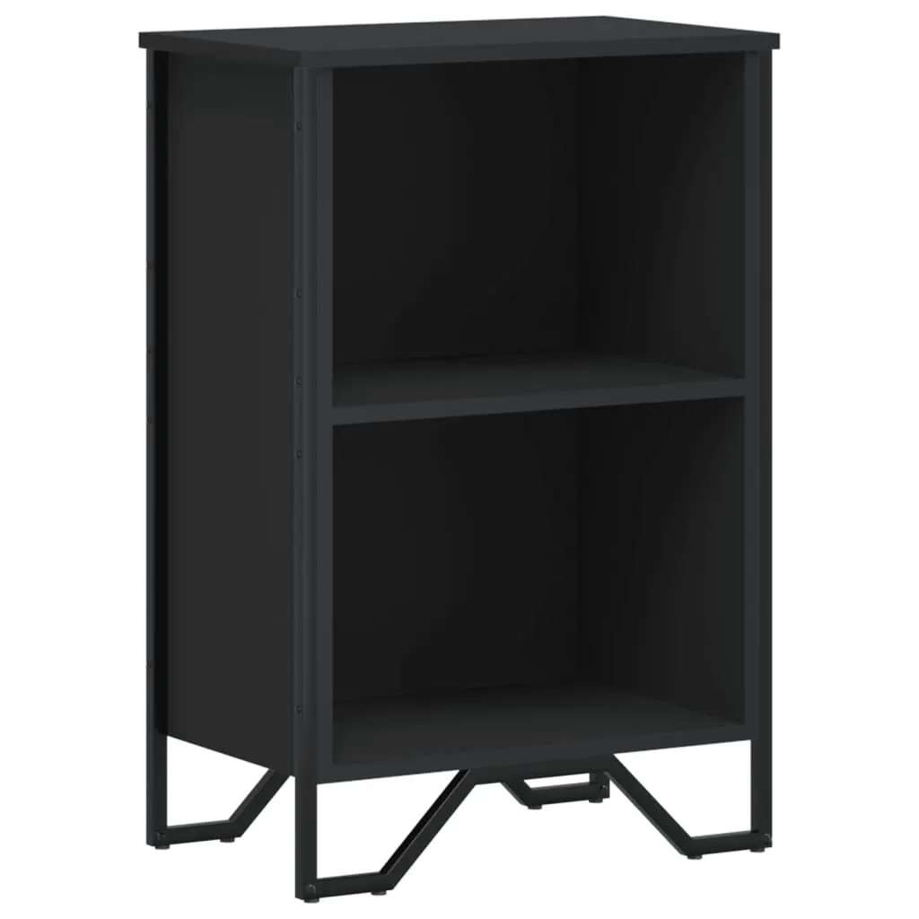 vidaXL vidaXL Bookcase Black 50x31x74.5 cm Engineered Wood - Bookcase