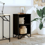 vidaXL vidaXL Bookcase Black 50x31x74.5 cm Engineered Wood - Bookcase