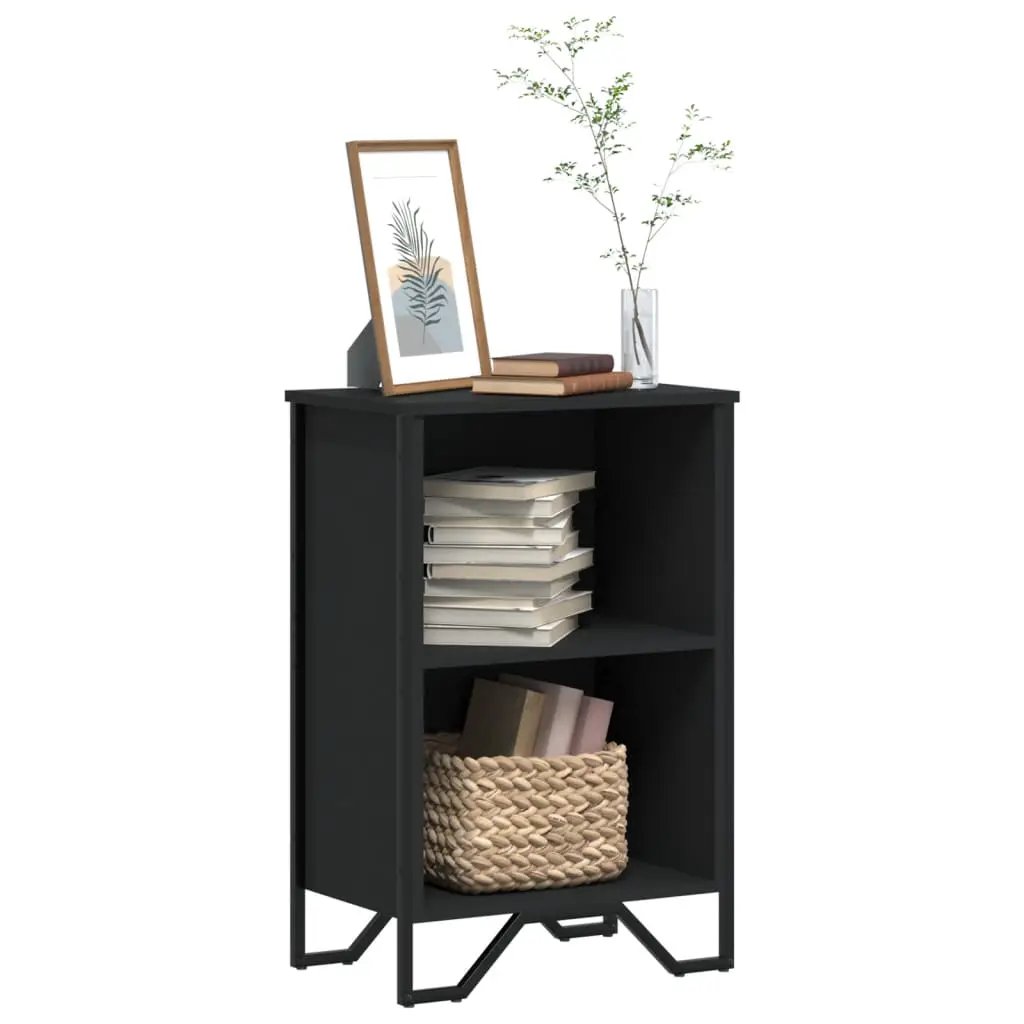 vidaXL vidaXL Bookcase Black 50x31x74.5 cm Engineered Wood - Bookcase