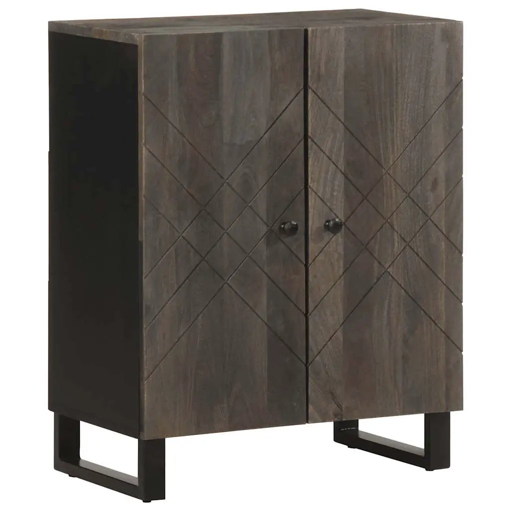 vidaXL vidaXL Sideboard Black 60x33x75 cm Solid Wood Mango - Sideboard