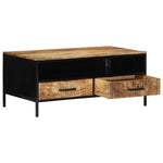 vidaXL VidaXL CoffeeTable 90x50x40 MangoWood LivingRoom - Coffee Table