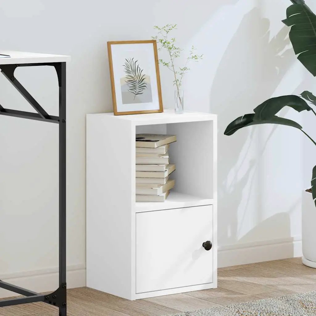 vidaXL vidaXL Bookcase White 31x24x52 cm Engineered Wood - Bookcase