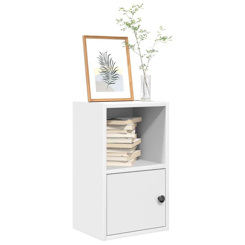 vidaXL vidaXL Bookcase White 31x24x52 cm Engineered Wood - Bookcase