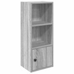 vidaXL vidaXL Bookcase Grey Sonoma 31x24x77 cm Engineered Wood - Bookcase