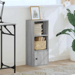 vidaXL vidaXL Bookcase Grey Sonoma 31x24x77 cm Engineered Wood - Bookcase