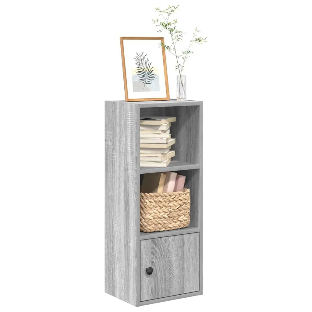 vidaXL vidaXL Bookcase Grey Sonoma 31x24x77 cm Engineered Wood - Bookcase