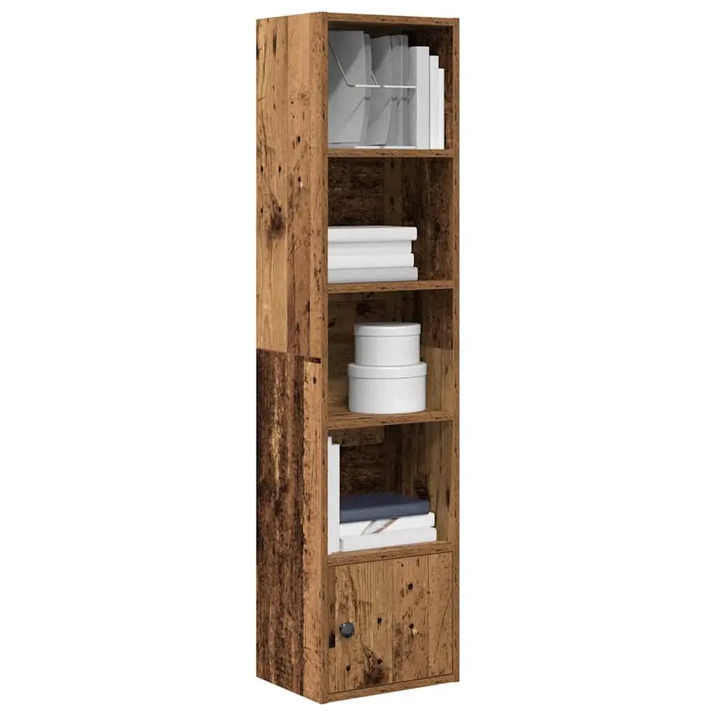 vidaXL vidaXL Bookcase Old Wood 31x24x127 cm Engineered Wood - Bookcase