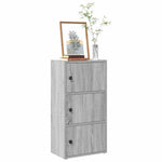 vidaXL vidaXL Bookcase Grey Sonoma 40x24x77 cm Engineered Wood - Bookcase