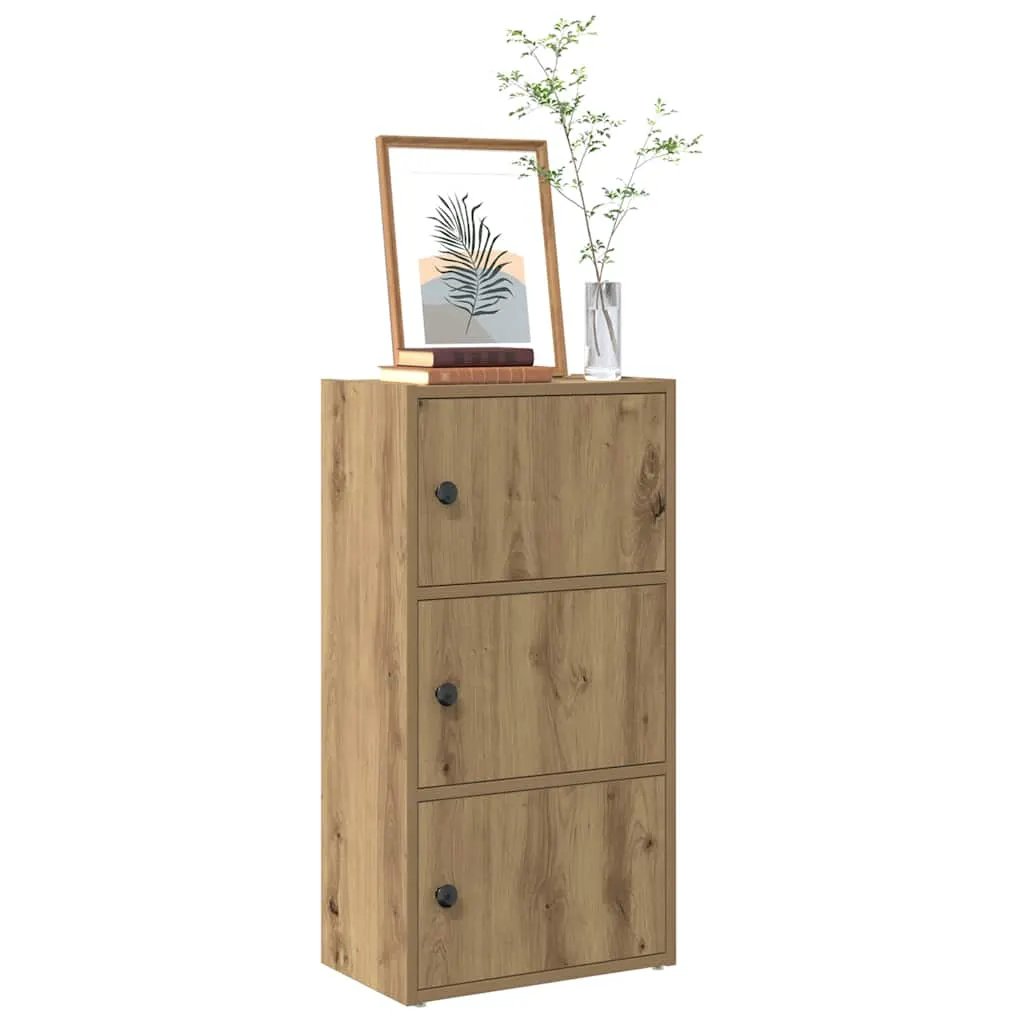 vidaXL vidaXL Bookcase Artisan Oak 40x24x77 cm Engineered Wood - Bookcase