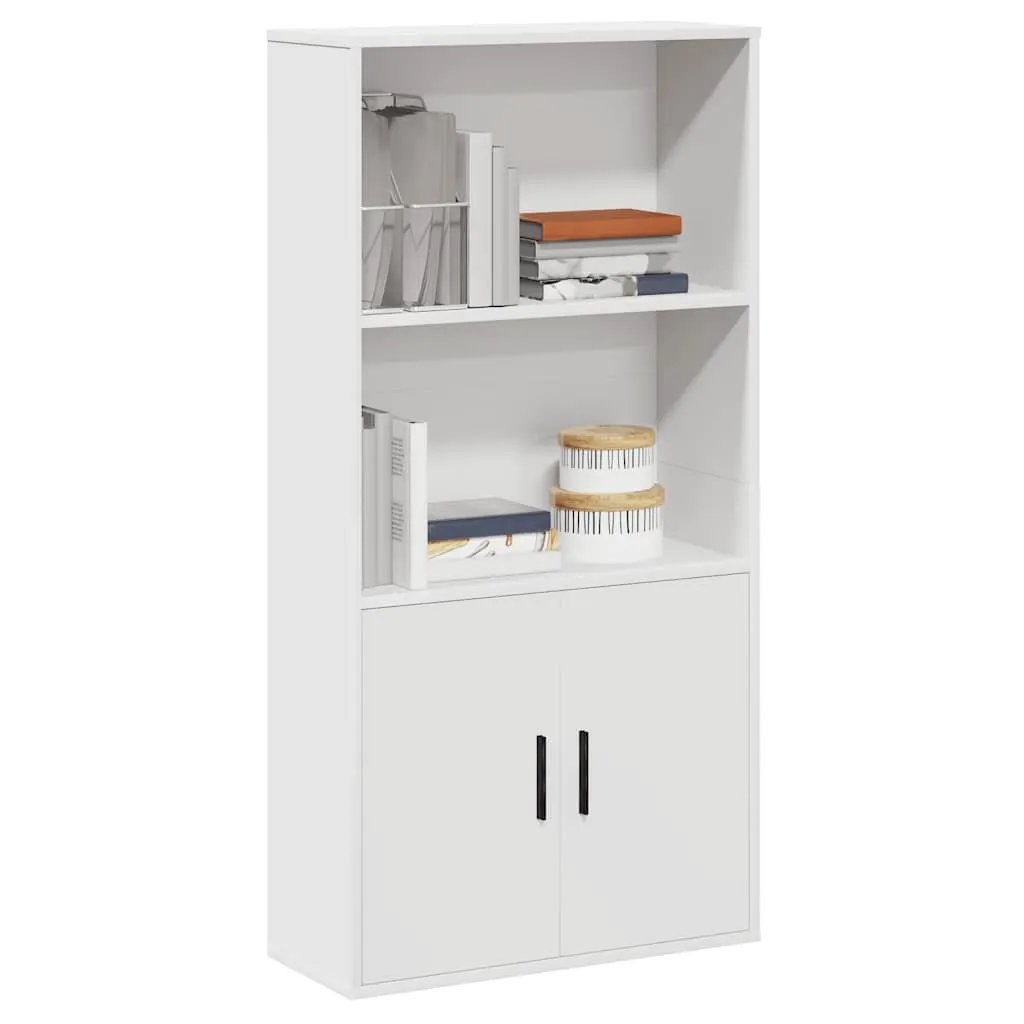 vidaXL vidaXL Bookcase White 60x24x120 cm Engineered Wood - Bookcase